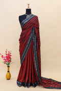 Trending Saree With Sequence Embroidery Work