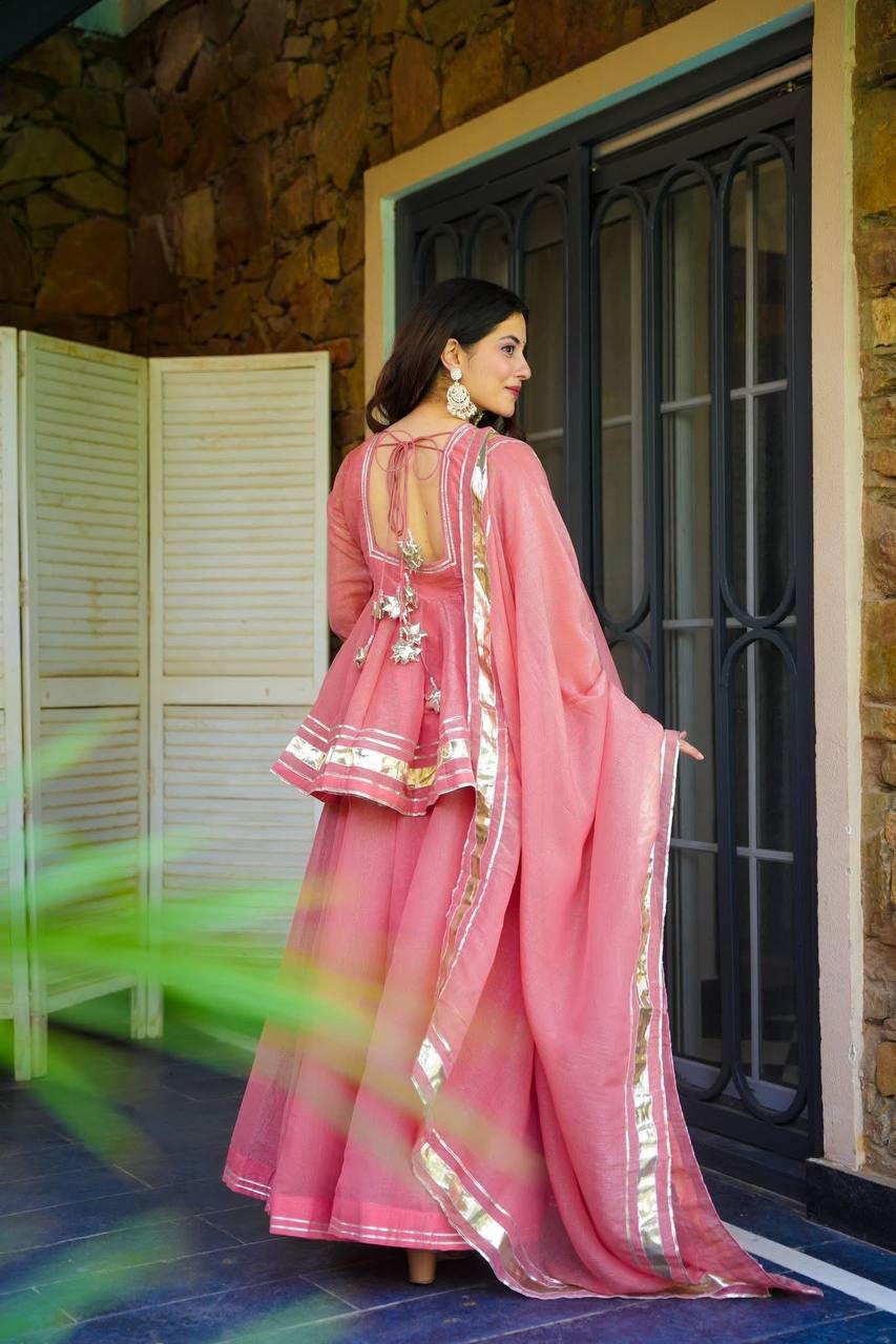 Party Wear Look Top And Bottom With Dupatta