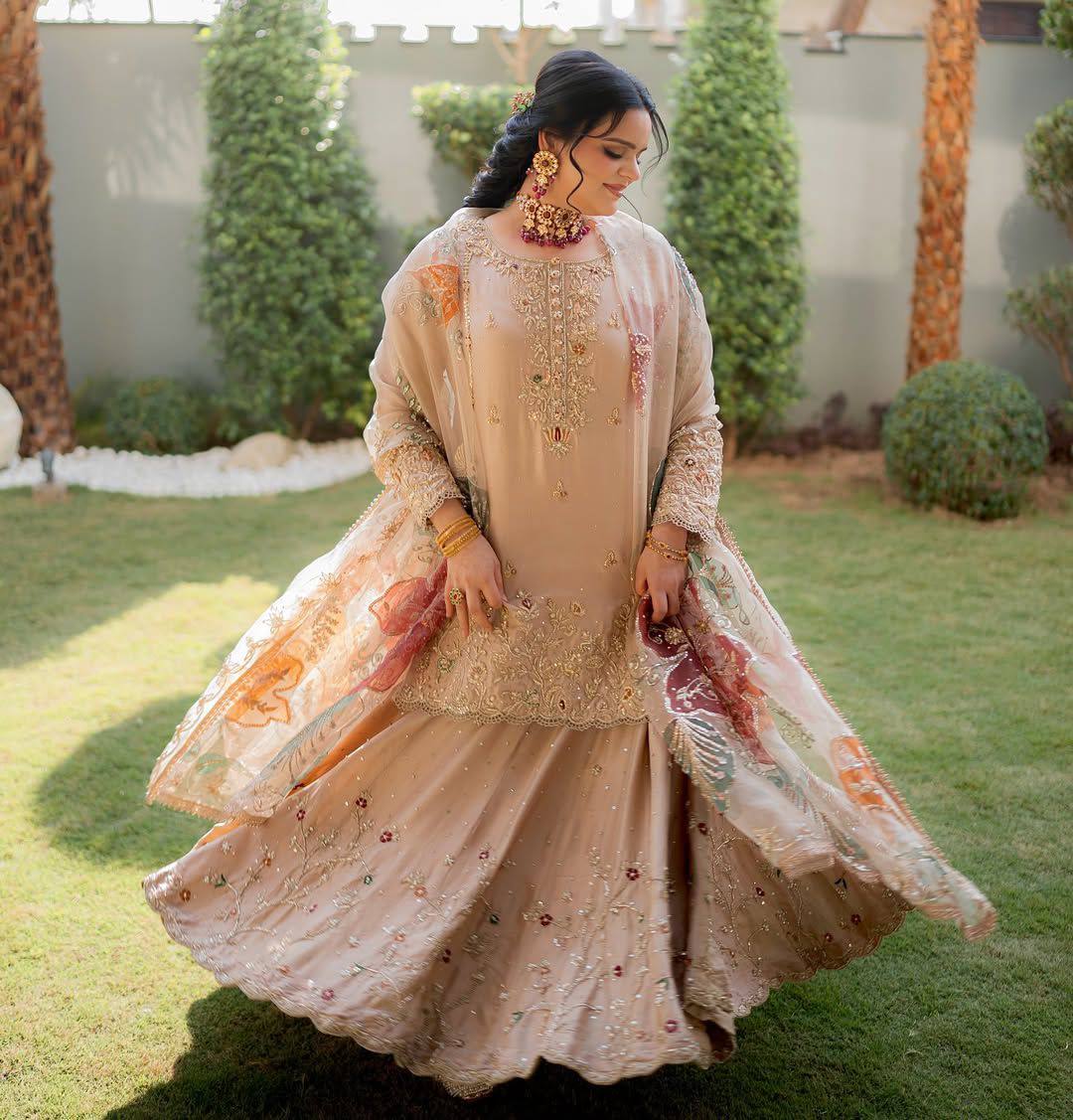 Party Wear Look Top And Bottom With Dupatta