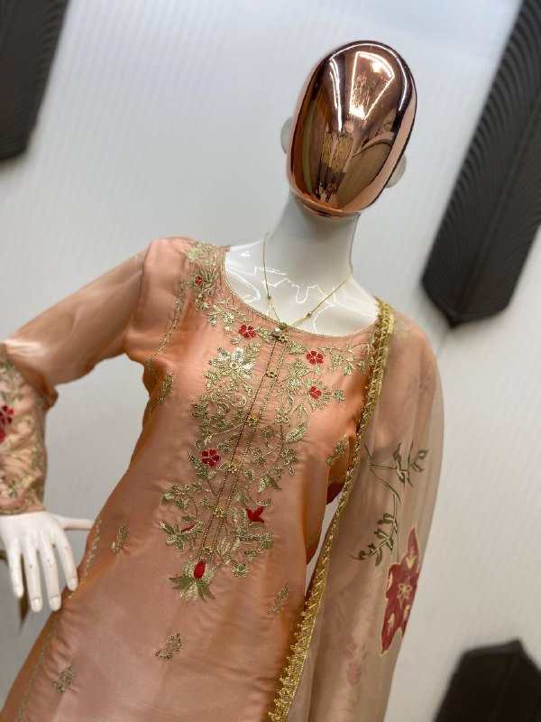 Party Wear Look Top And Bottom With Dupatta