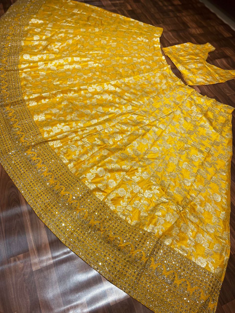 Beautiful Party Wear Lehenga Choli With Embroidery Work