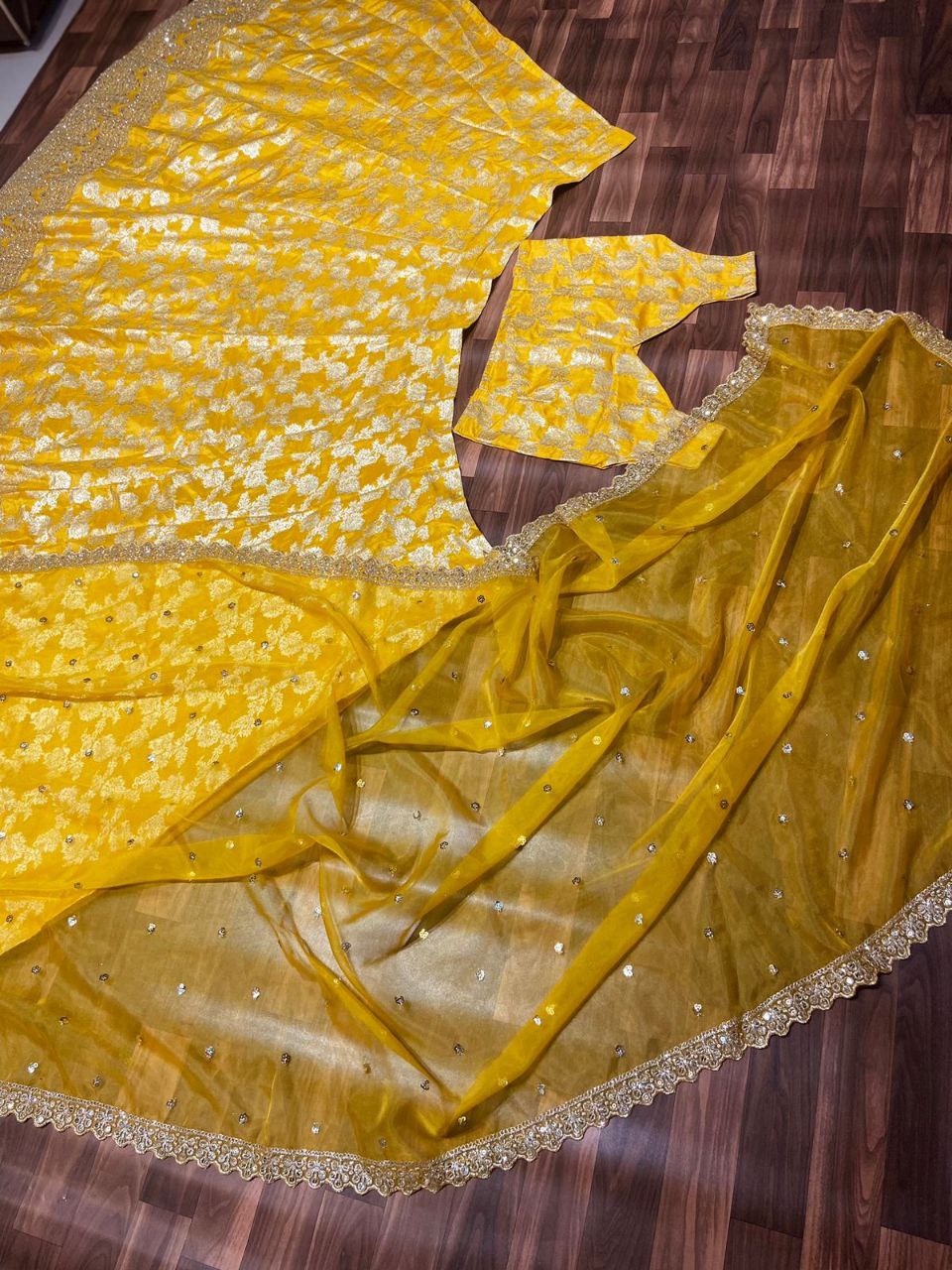 Beautiful Party Wear Lehenga Choli With Embroidery Work