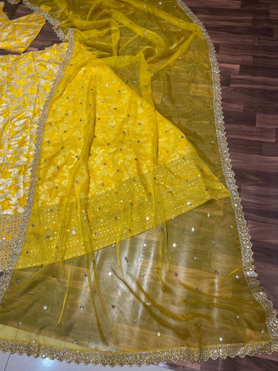 Beautiful Party Wear Lehenga Choli With Embroidery Work