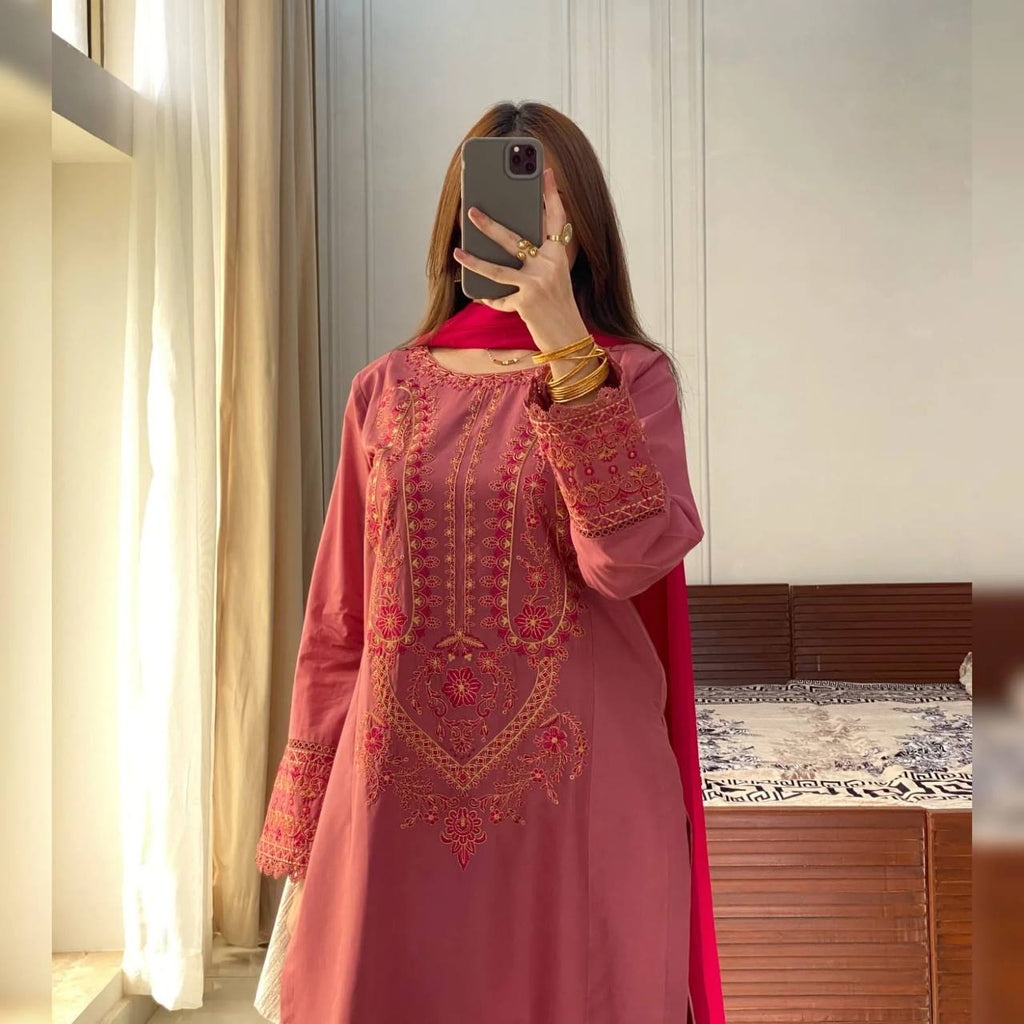 Party Wear Look Top And Bottom With Dupatta