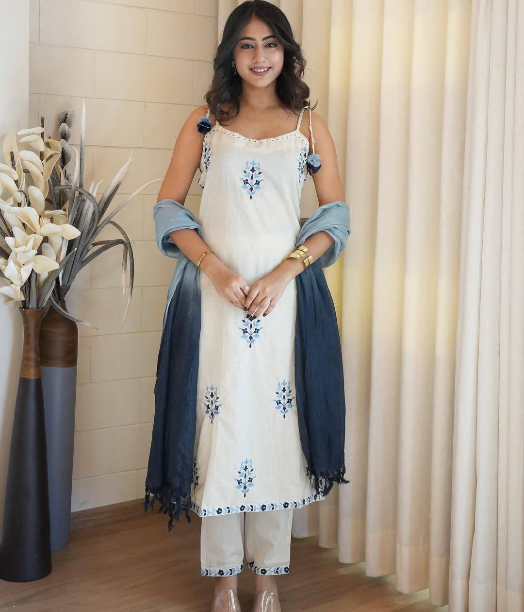 Party Wear Look Top And Bottom With Dupatta