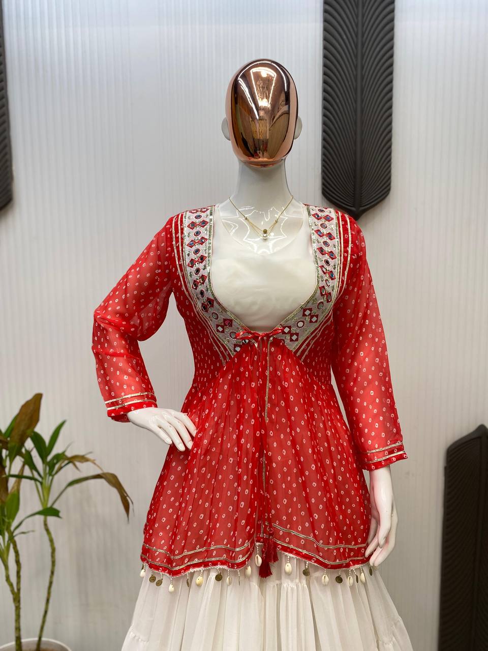 Party Wear Beautiful Lehenga Choli And Koti