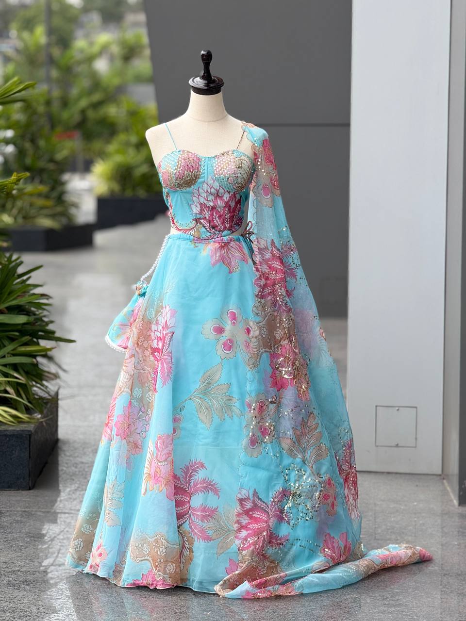 Party Wear Lehenga Choli With Embroidery Sequence Work