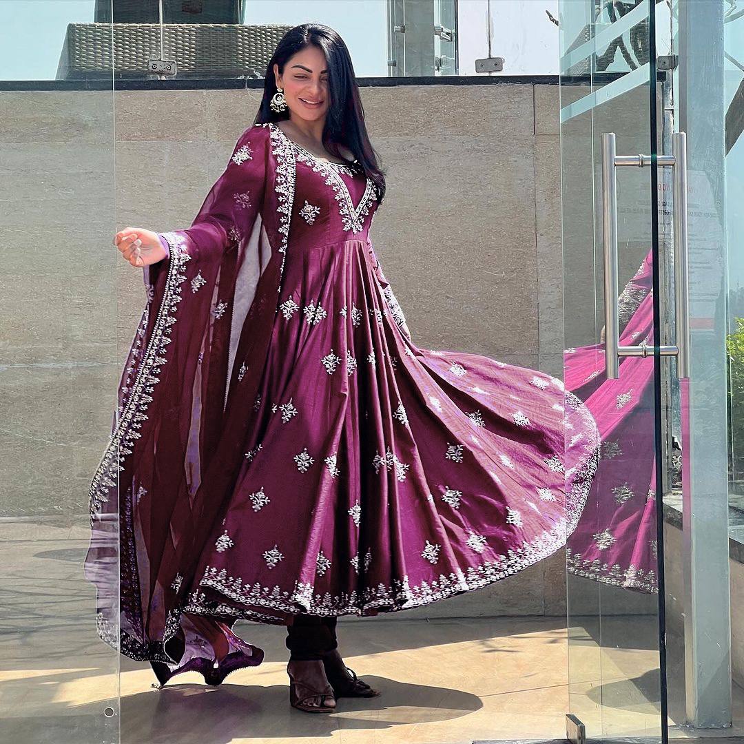 Party Wear Look Designer Gown And Dupatta