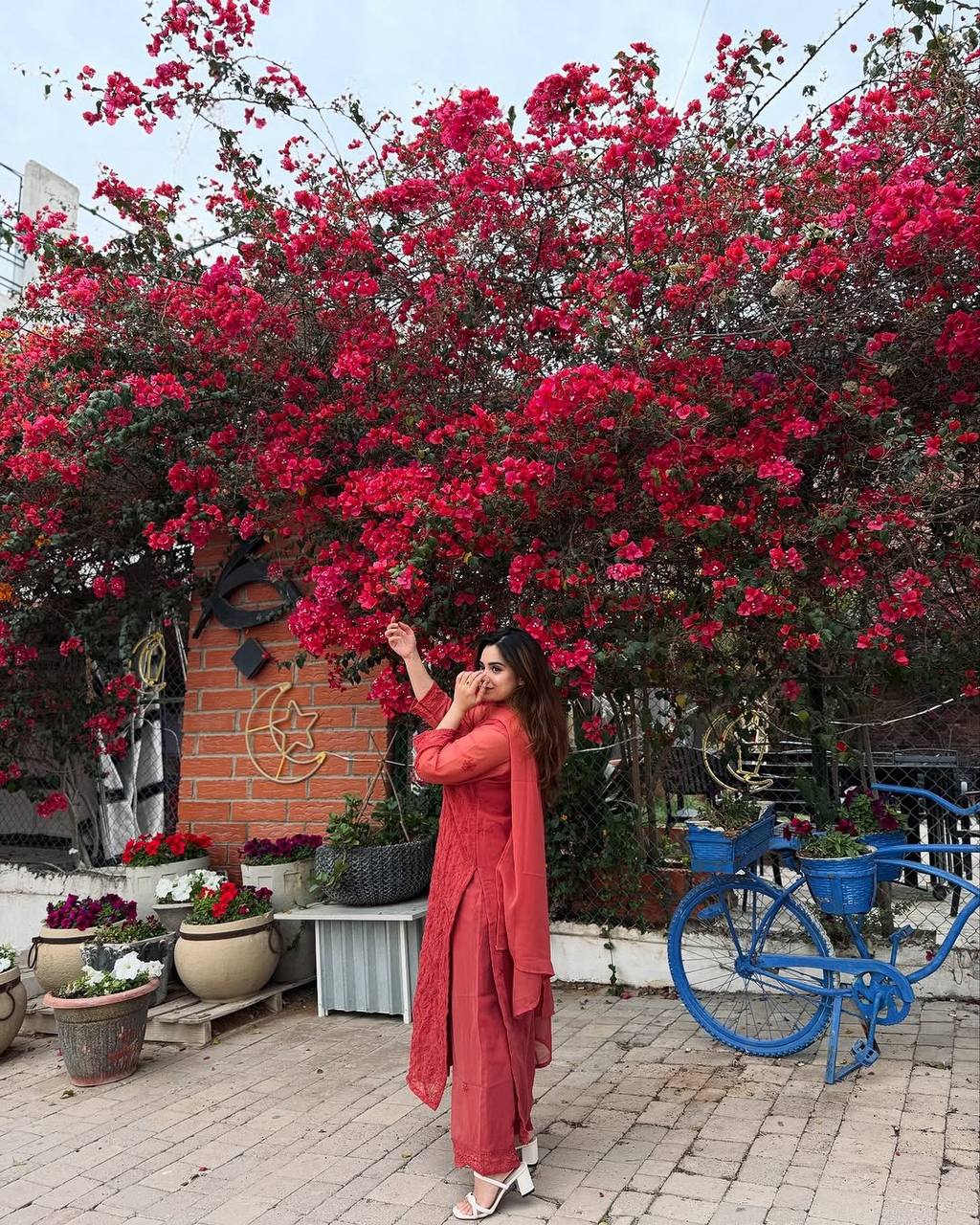 पार्टी वेयर लुक (टॉप-बॉटम और दुपट्टा)