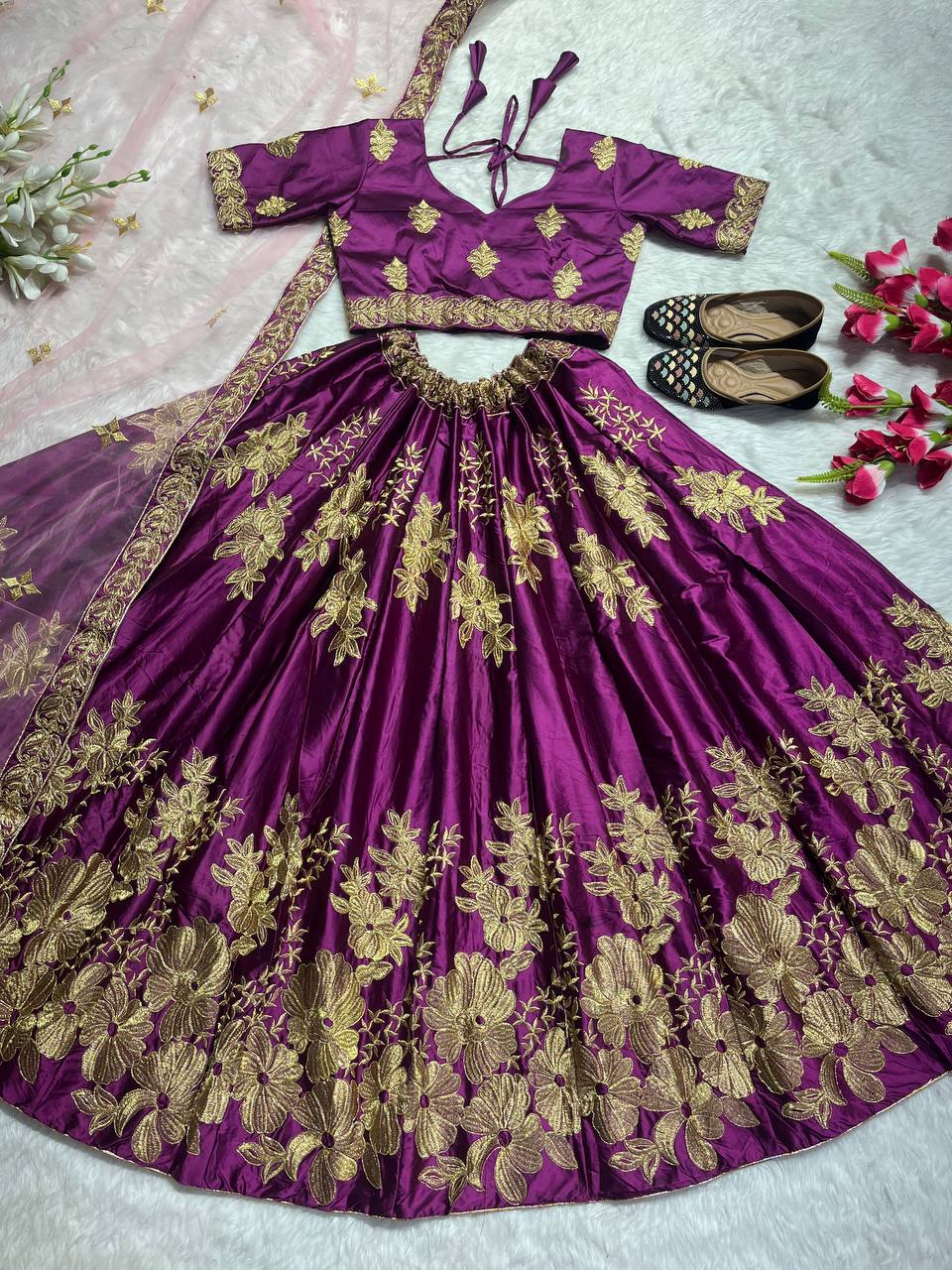 Beautiful Party Wear Lehenga Choli And Dupatta