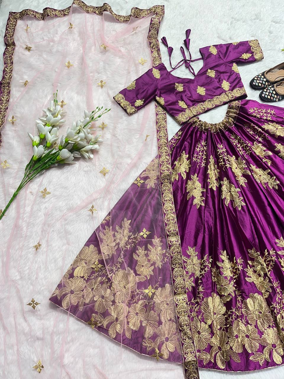 Beautiful Party Wear Lehenga Choli And Dupatta