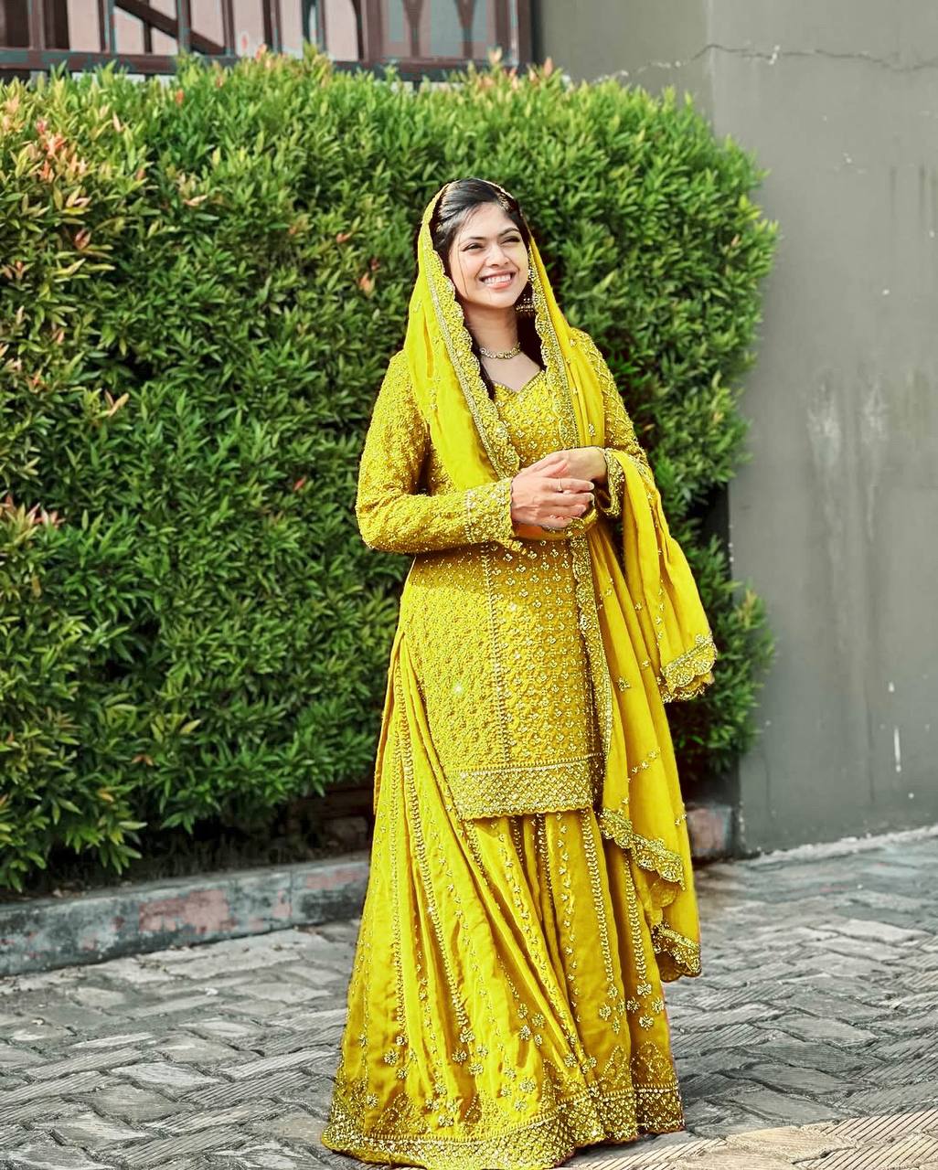 Party Wear Look Suit Set With Zari & Sequins Embroidery Work