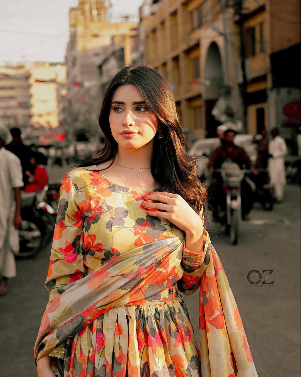 Party Wear Look Beautiful Gown With Digital Print