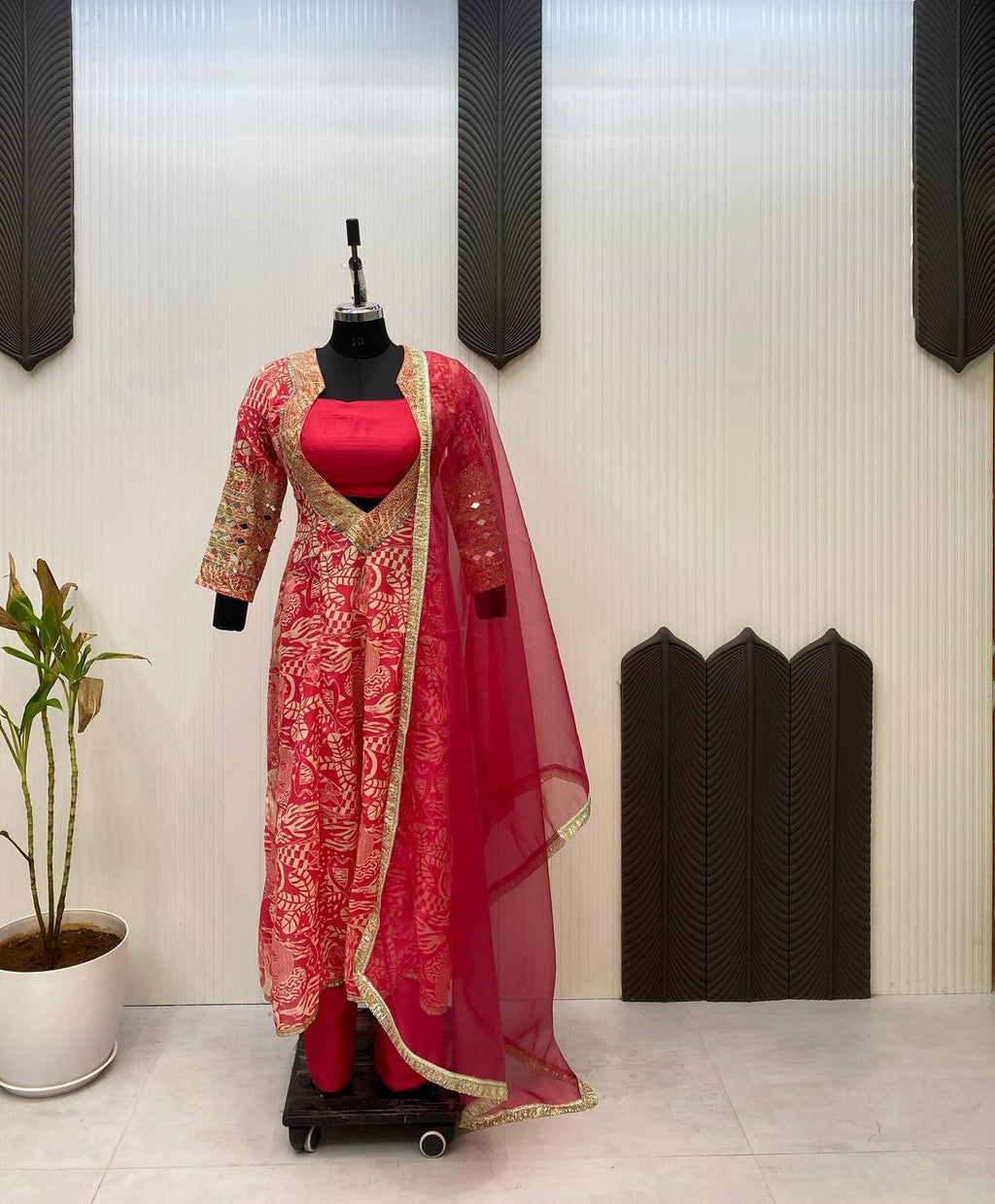 Party Wear Look Designer Top-Bottom With Blouse And Dupatta