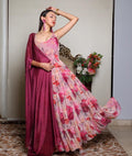 Beautiful Digital Printed Anarkali Suit-Bottom And Dupatta