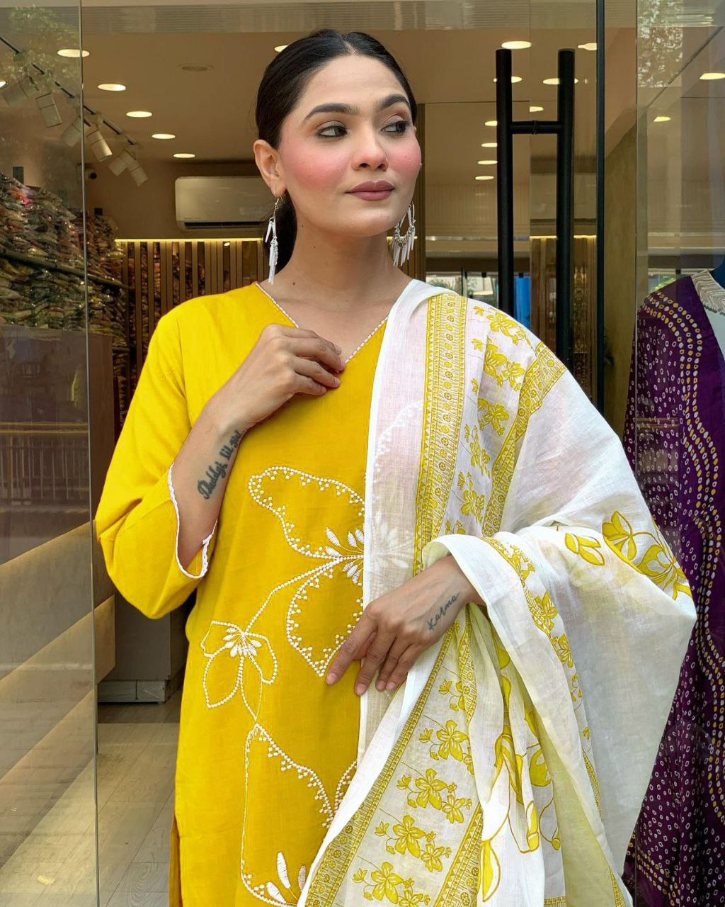 Party Wear Look Top And Bottom With Dupatta