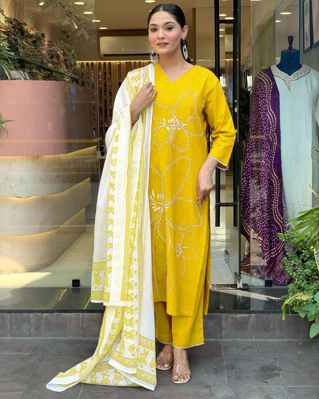 Party Wear Look Top And Bottom With Dupatta