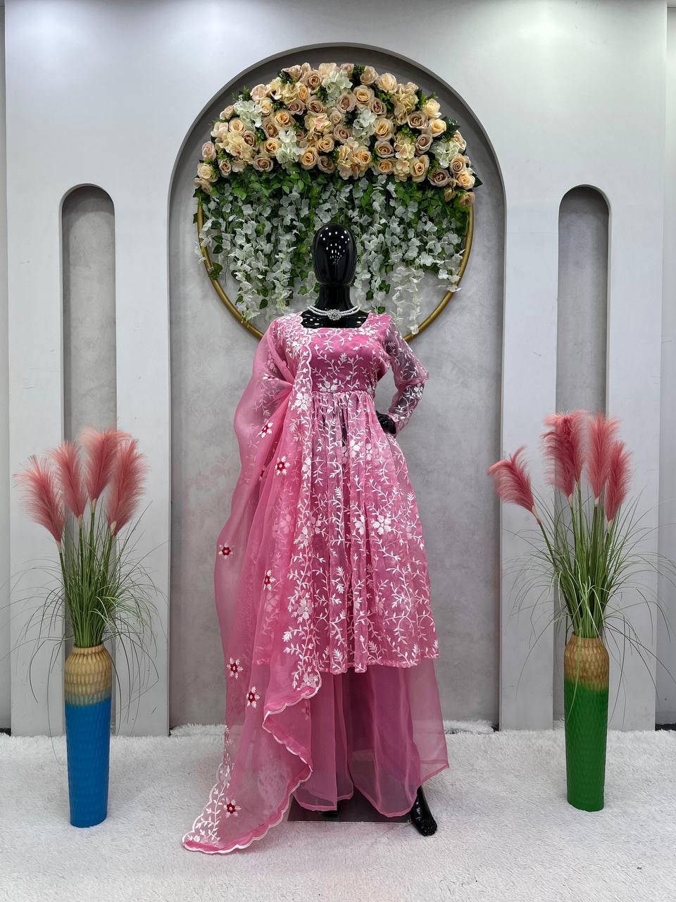 Party Wear Look Top And Bottom With Dupatta