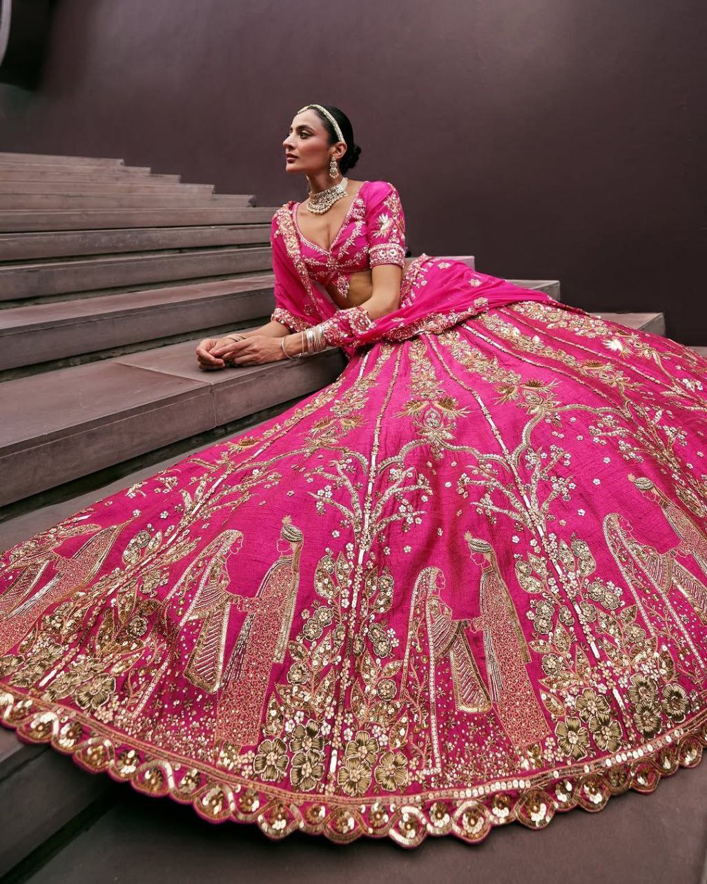 Beautiful Most Trending Bridal Lehenga Choli