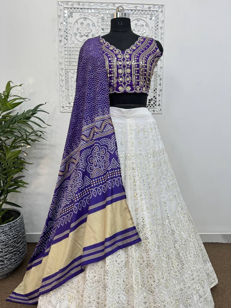 Designer Lehenga Choli With Embroidery Sequence Work