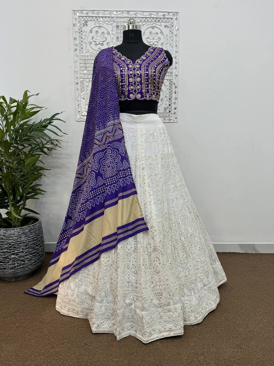 Designer Lehenga Choli With Embroidery Sequence Work