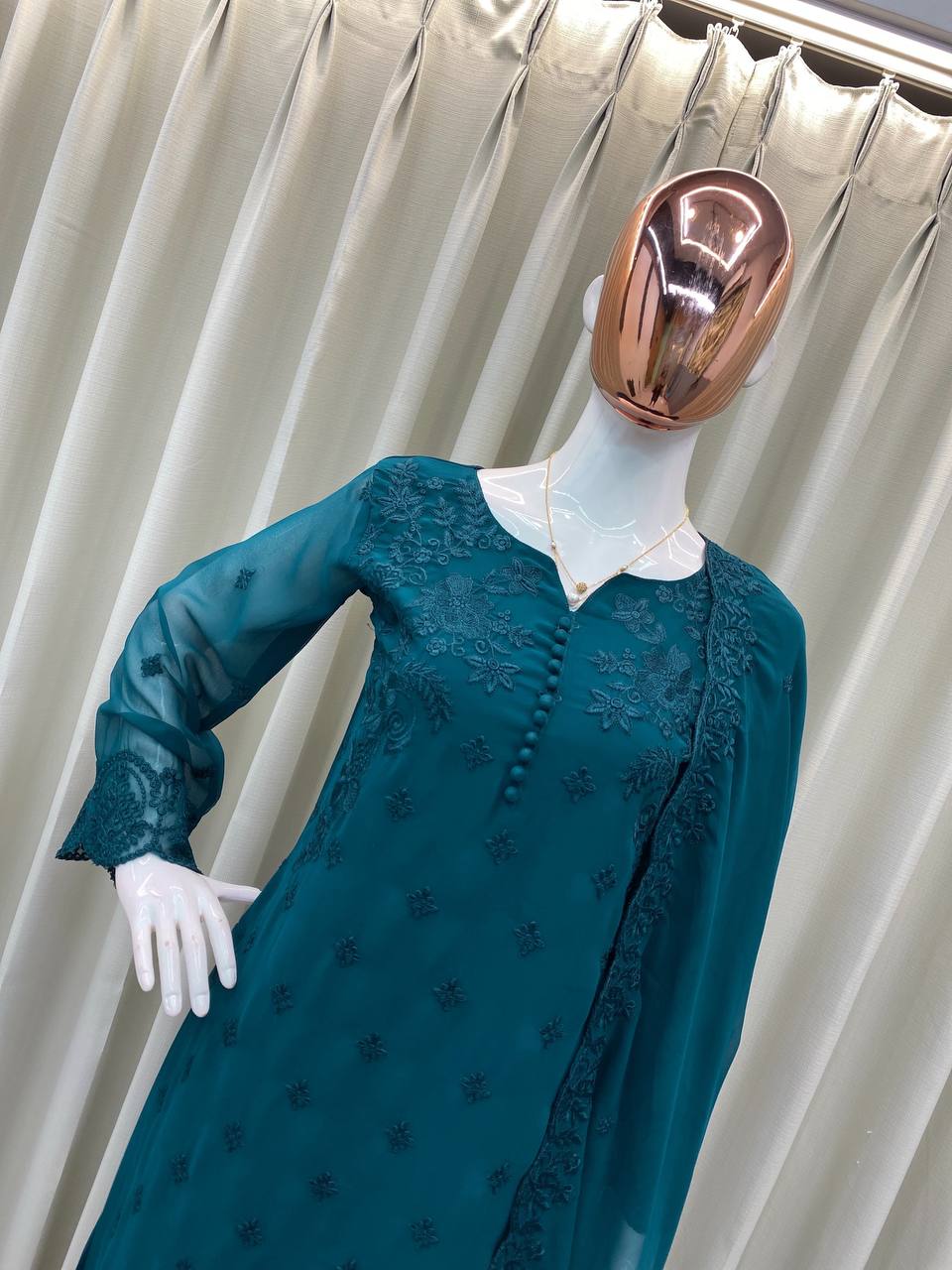 Party Wear Look Top And Bottom With Dupatta