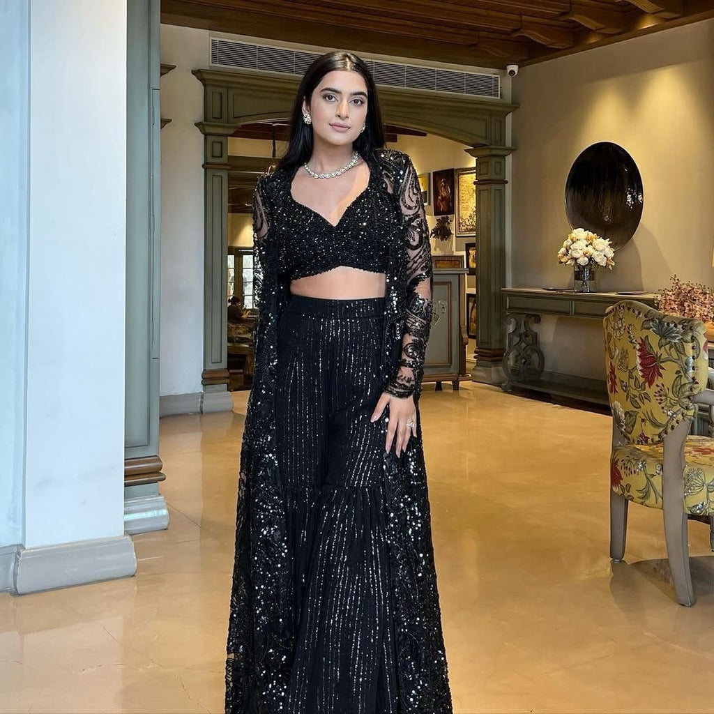 Designer Party Wear Look Ready To Wear Lehenga Saree