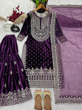 Designer Party Wear Look Top-Dupatta And Bottom