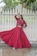 Navratri Special Lehenga Choli With Gamthi Embroidered Work