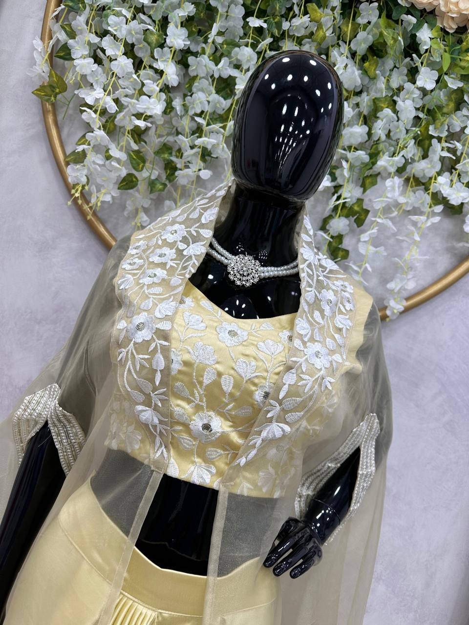 Party Wear Look Designer Ready To Wear Lehenga Saree