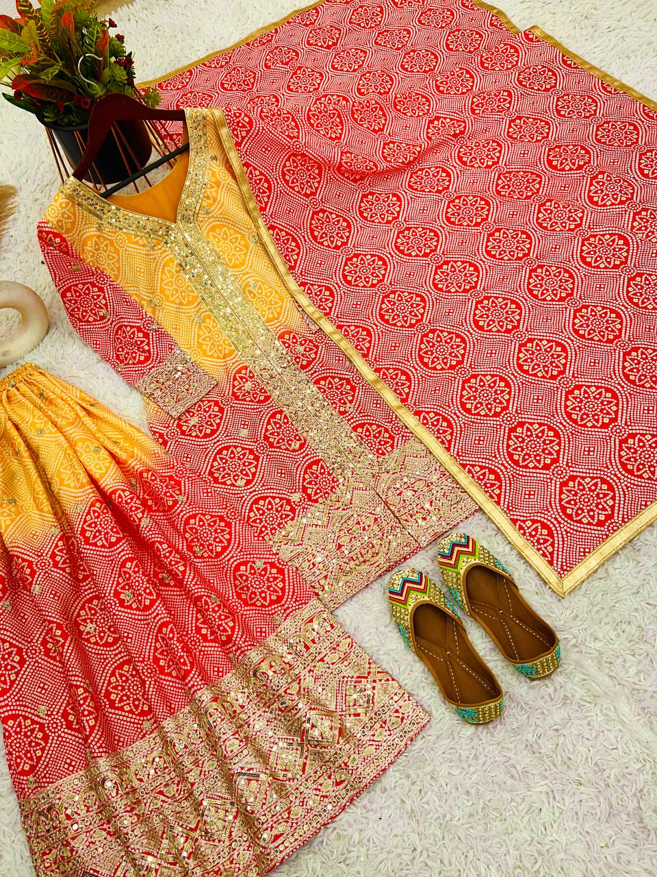 Beautiful Top-Bottom And Dupatta With Beautiful Digital Print