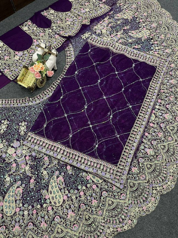 Beautiful Lehenga Choli With Coding Sequence Work