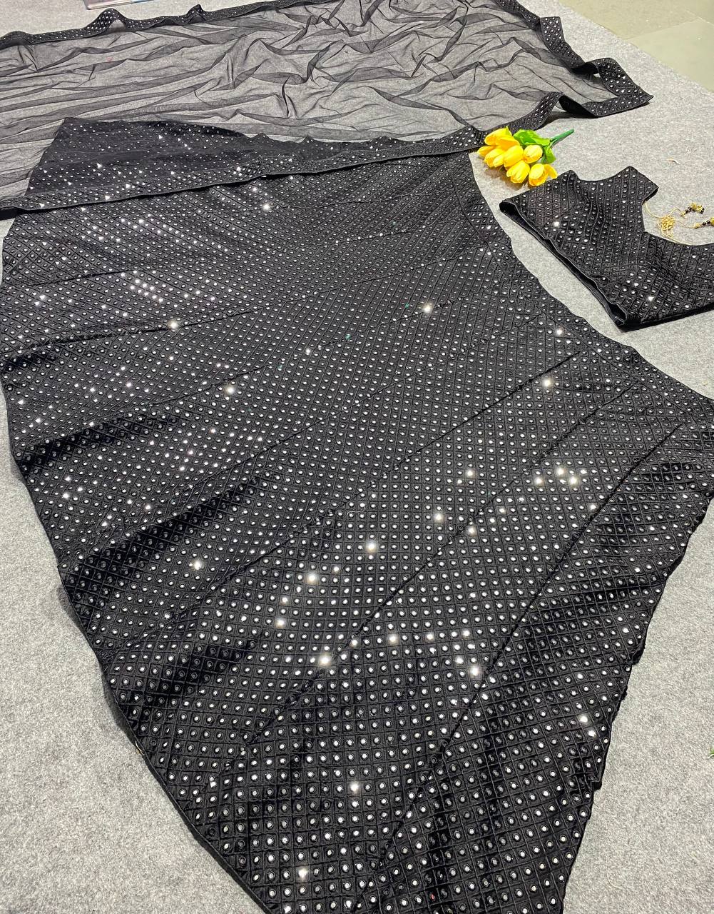 Beautiful Party Wear Lehenga Choli With Zari Work