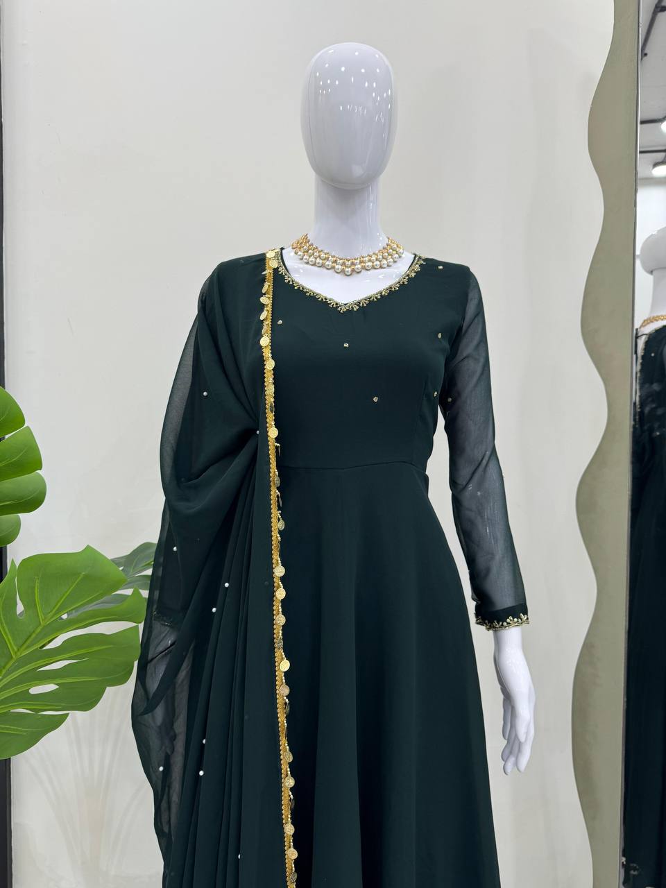 Party Wear Look Top And Bottom With Dupatta
