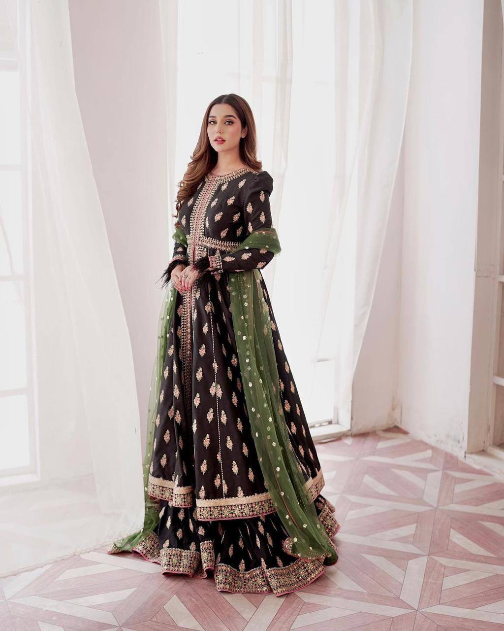 Party Wear Look Designer Gown And Dupatta