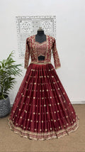 Designer Lehenga Choli With Embroidery Sequence Work