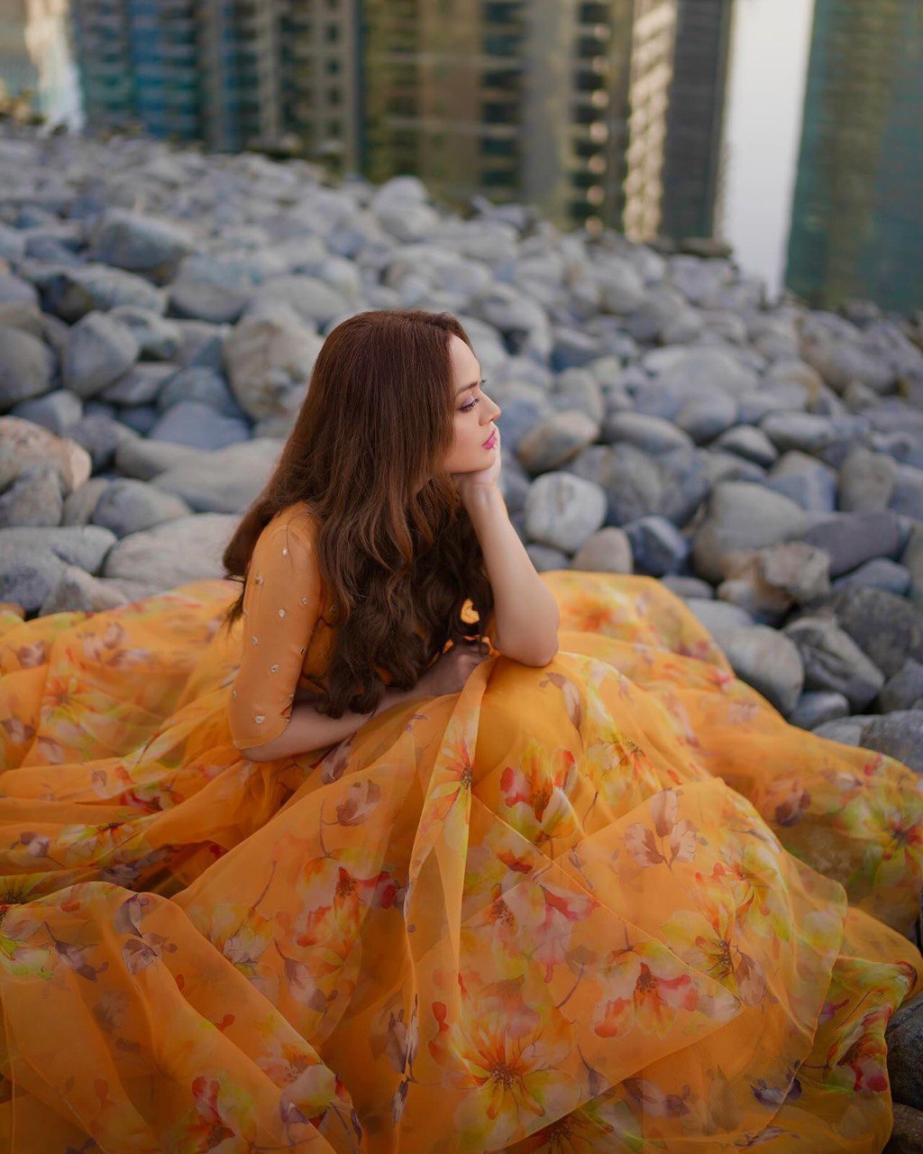 Party Wear Beautiful Lehenga Choli With Real Mirror Work