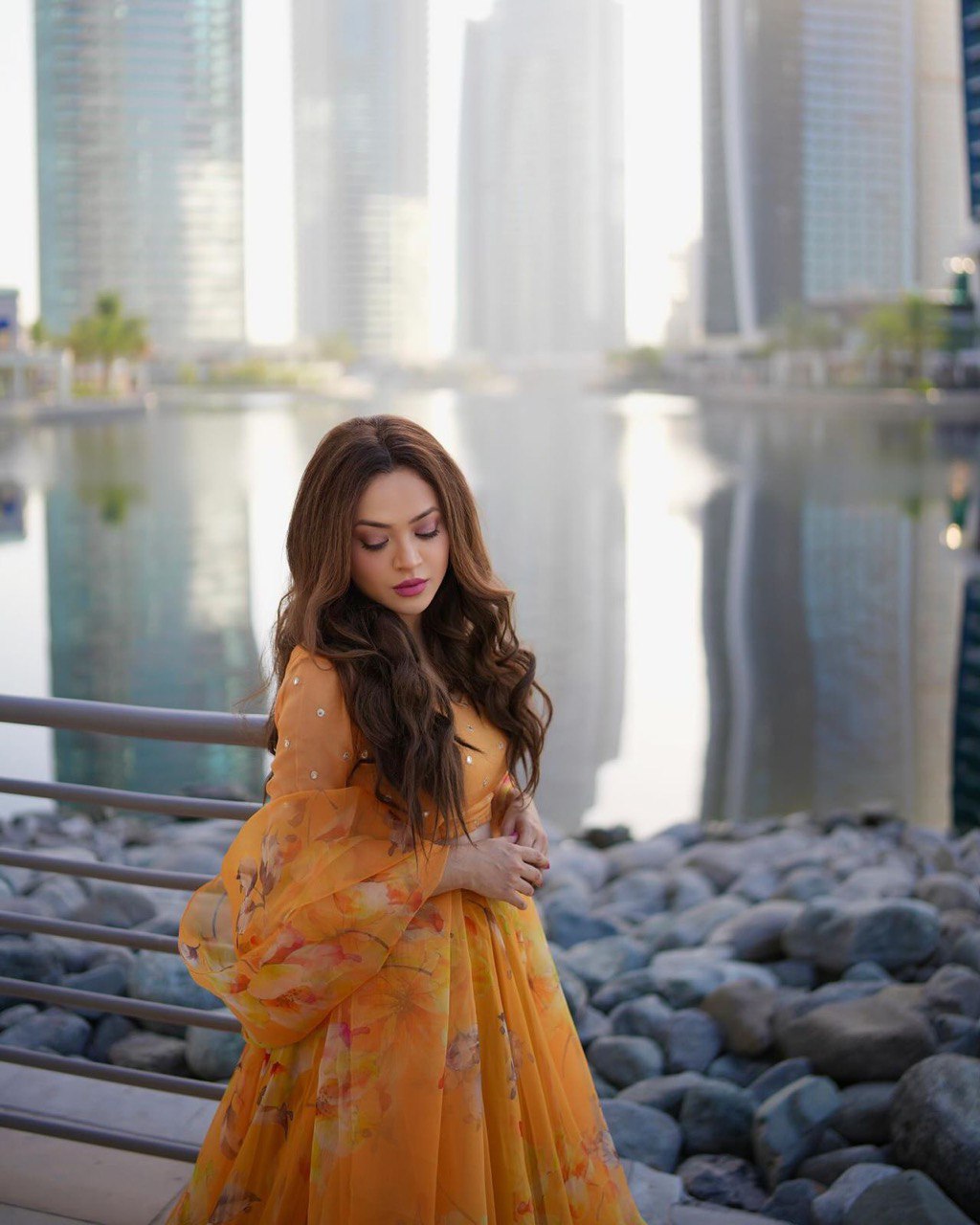 Party Wear Beautiful Lehenga Choli With Real Mirror Work