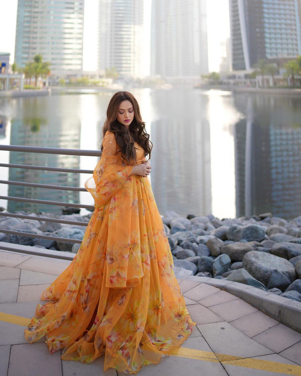 Party Wear Beautiful Lehenga Choli With Real Mirror Work