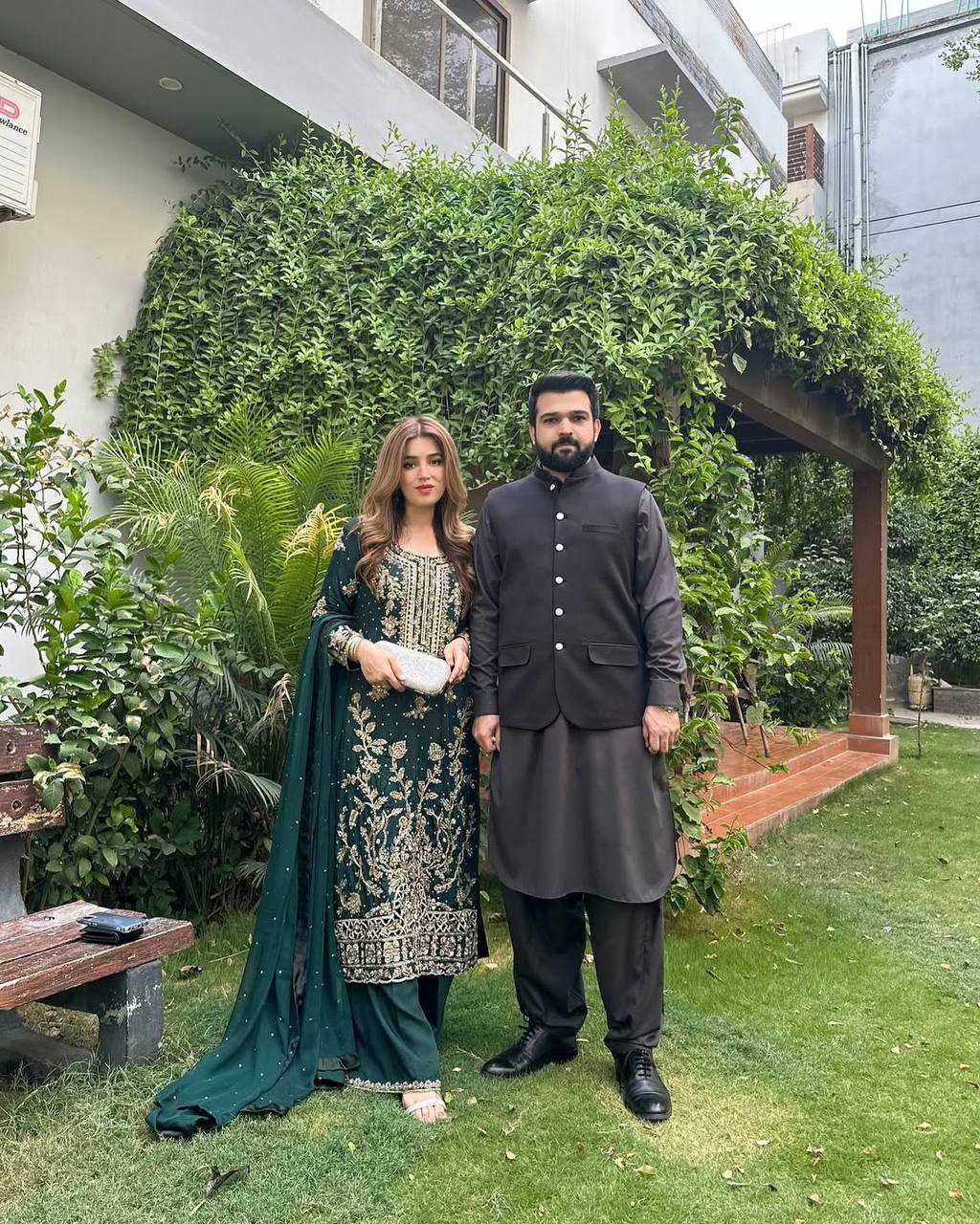 Party Wear Look Suit Set With Sequins Embroidery Work