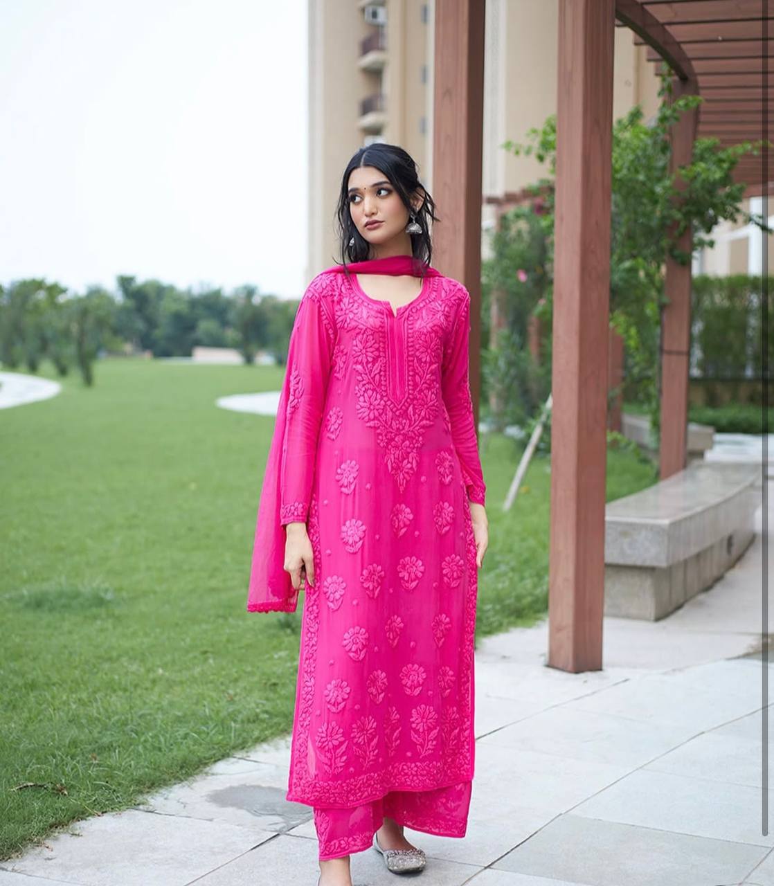 Party Wear Look Top And Bottom With Dupatta