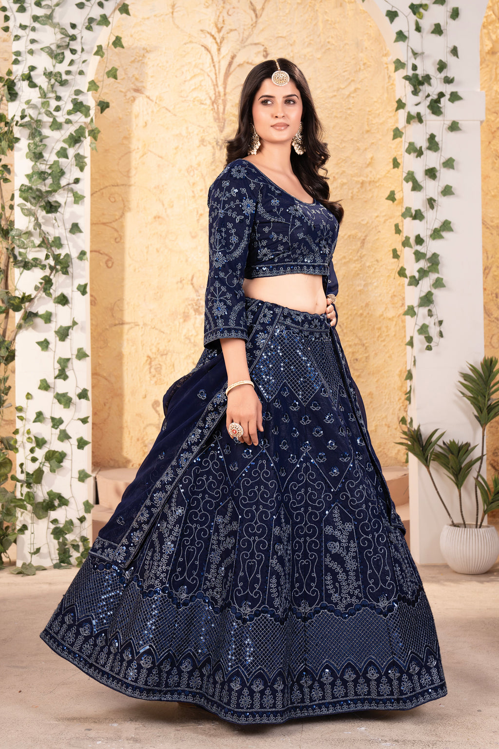 Beautiful Latest Designer Lehenga Choli With Beautiful Embroidery