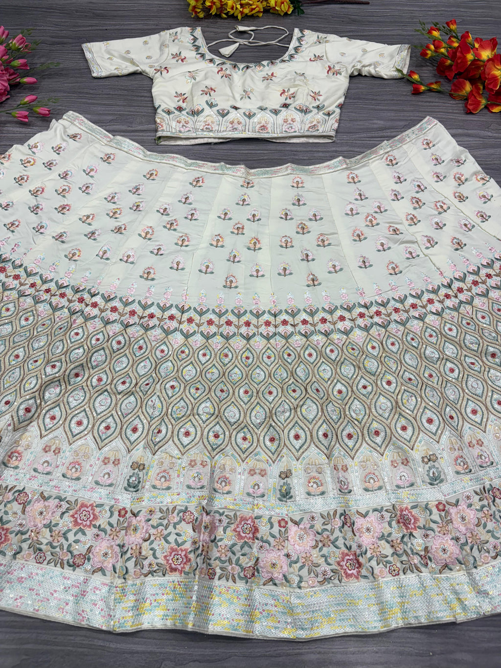 Beautiful And Most Trending Party Wear Lehenga Choli
