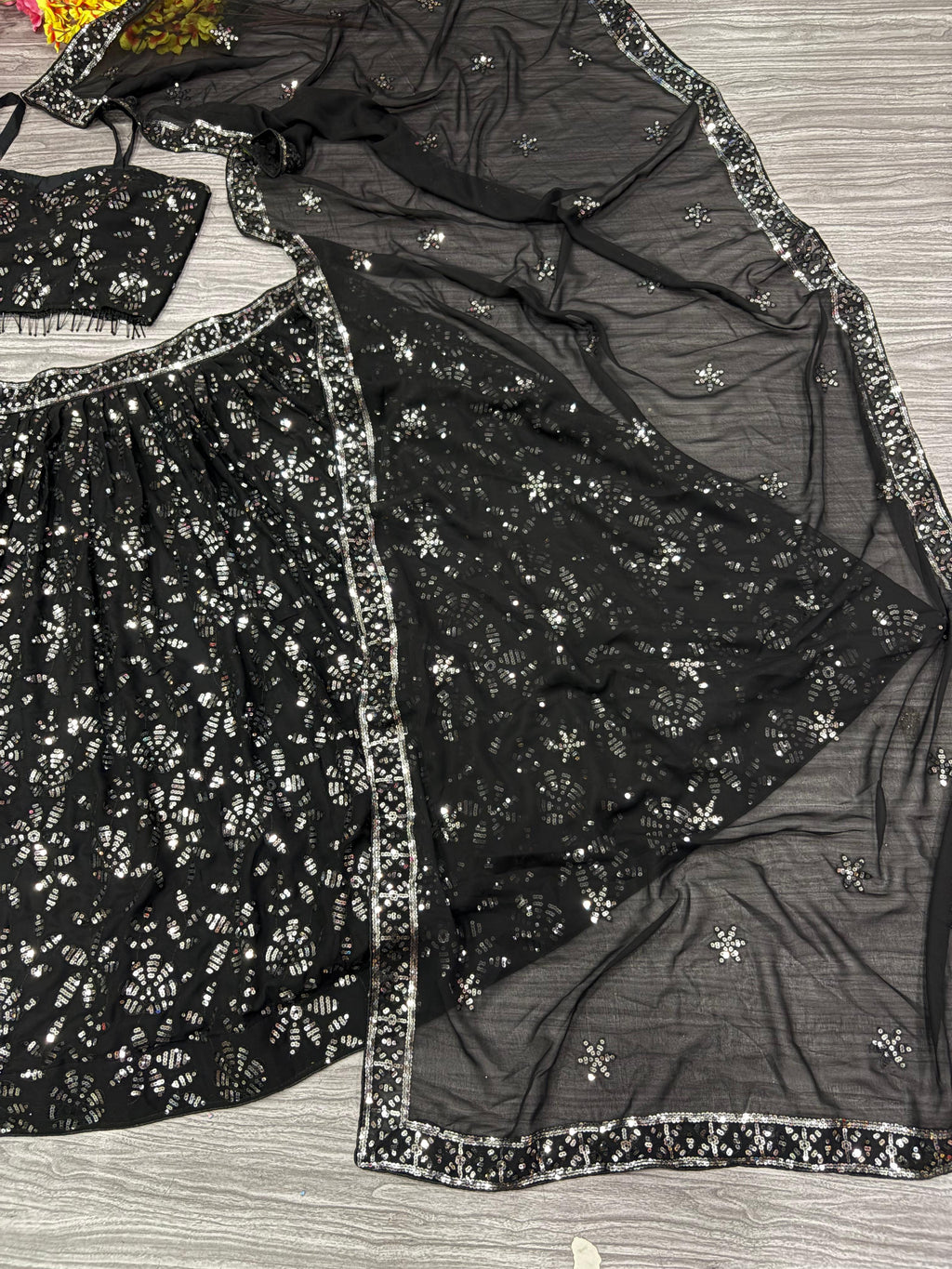 Beautiful Party Wear Lehenga Choli With Embroidery Work