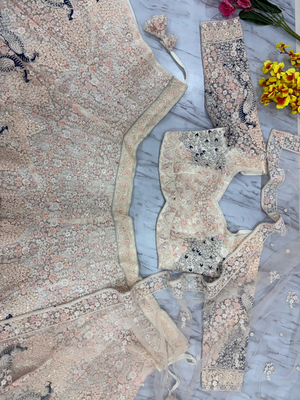 Beautiful Most Trending Lehenga Choli With Thread Embroidery