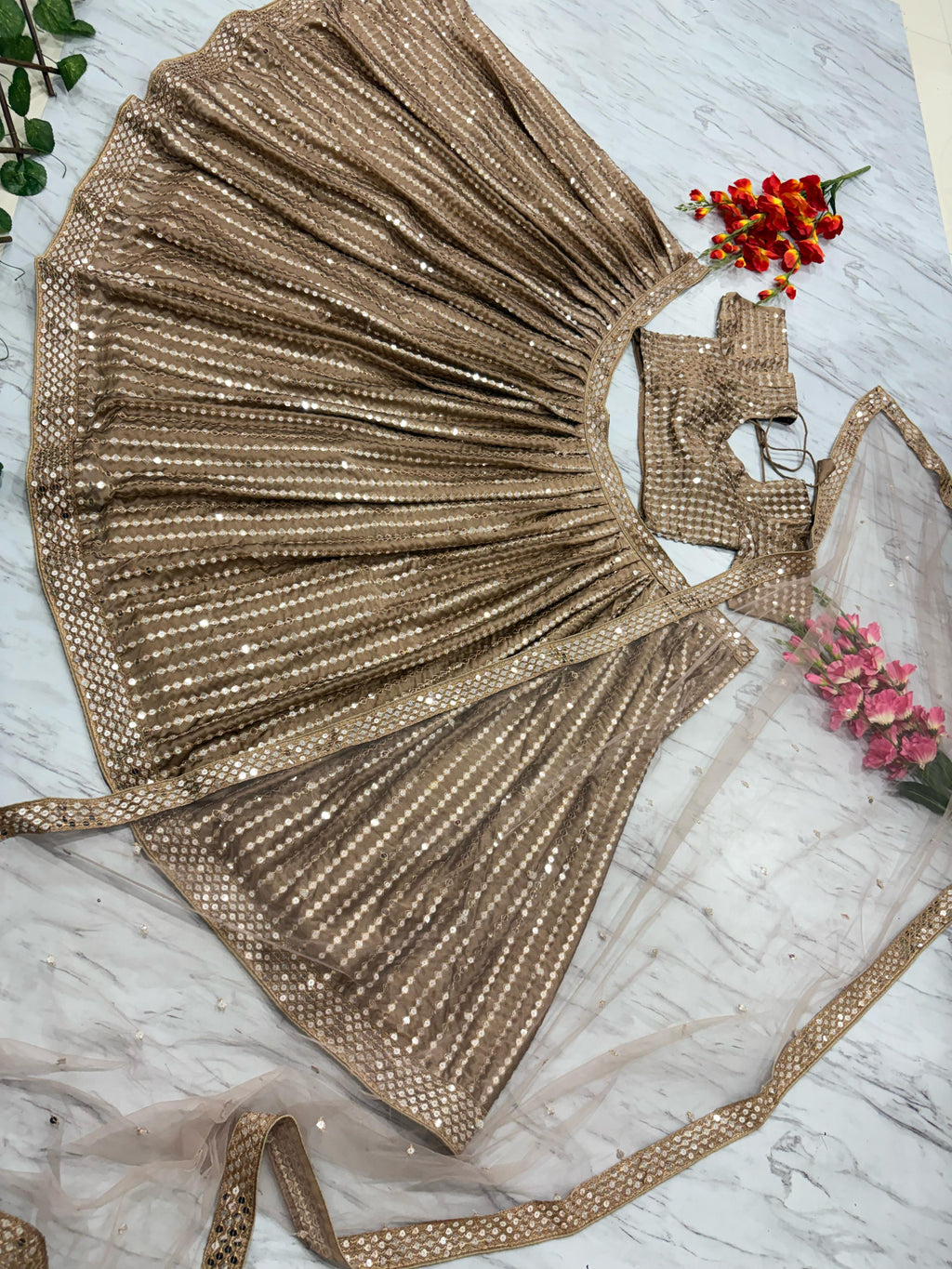 Beautiful Most Trending Lehenga Choli With Embroidery Work