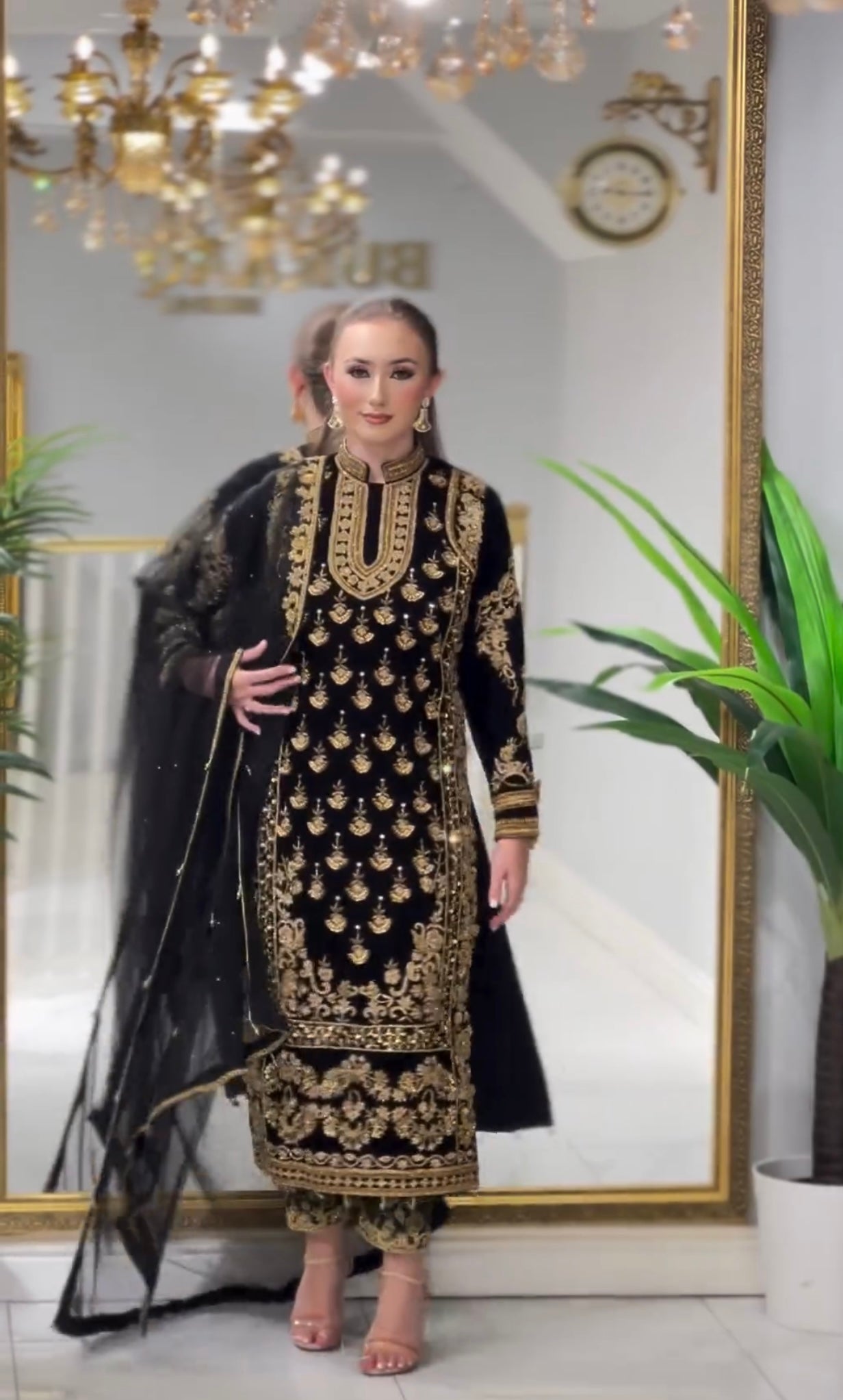 Designer Party Wear Look Top Bottom & Dupatta Set