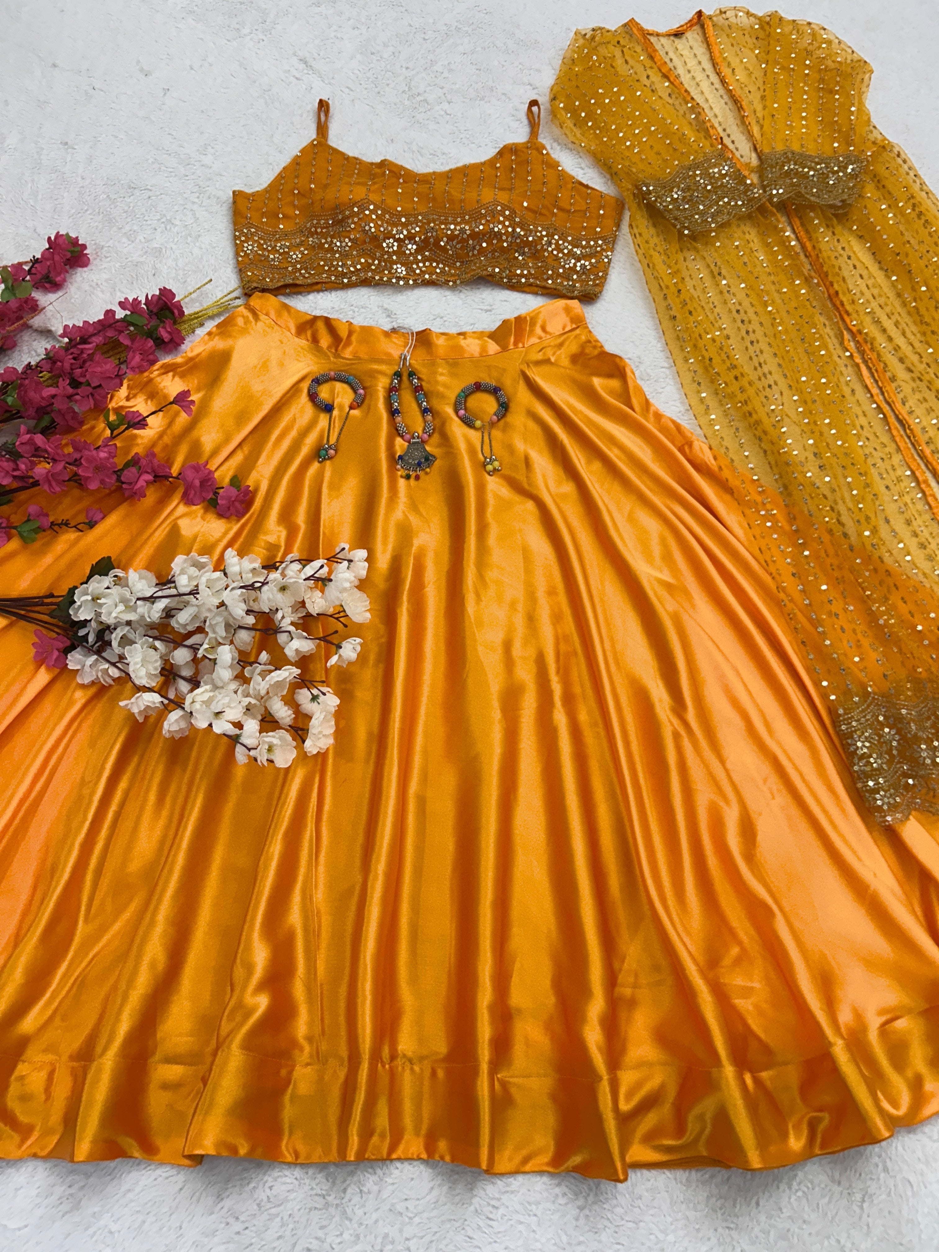 Designer Party Wear Look Suit Set With Embroidery Sequence Work