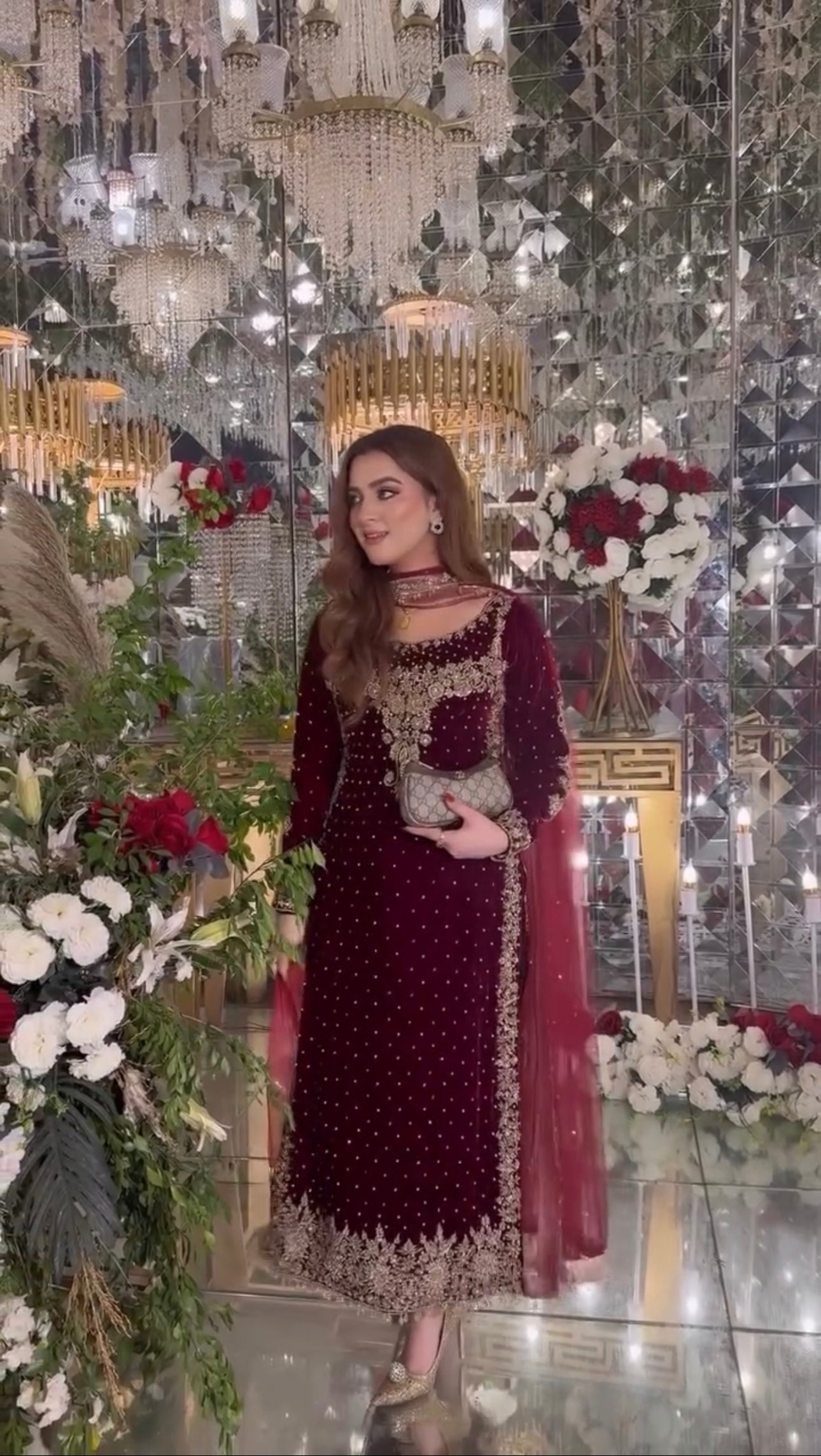 Designer Look Top-Dupatta And Bottom With Heavy Embroidery Sequence Work