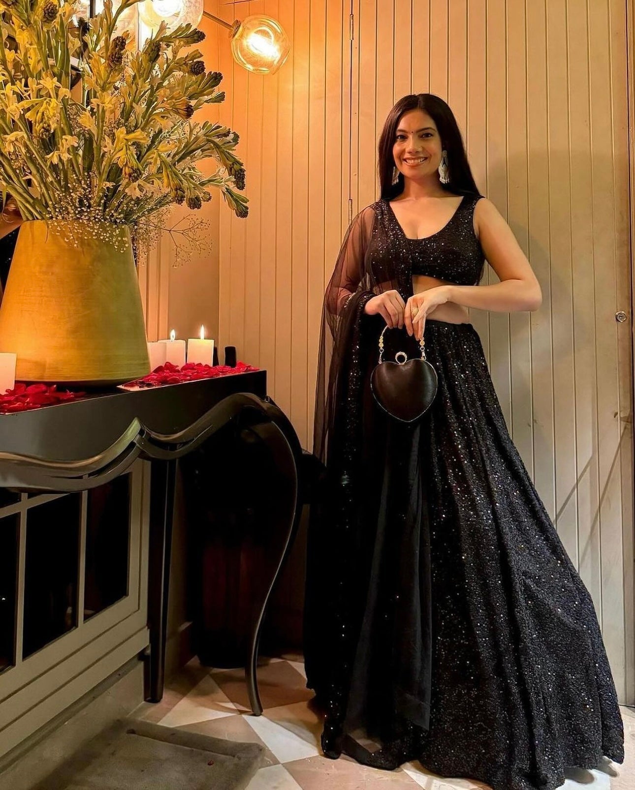 Designer Party Wear Lehenga Choli With Sequence Work